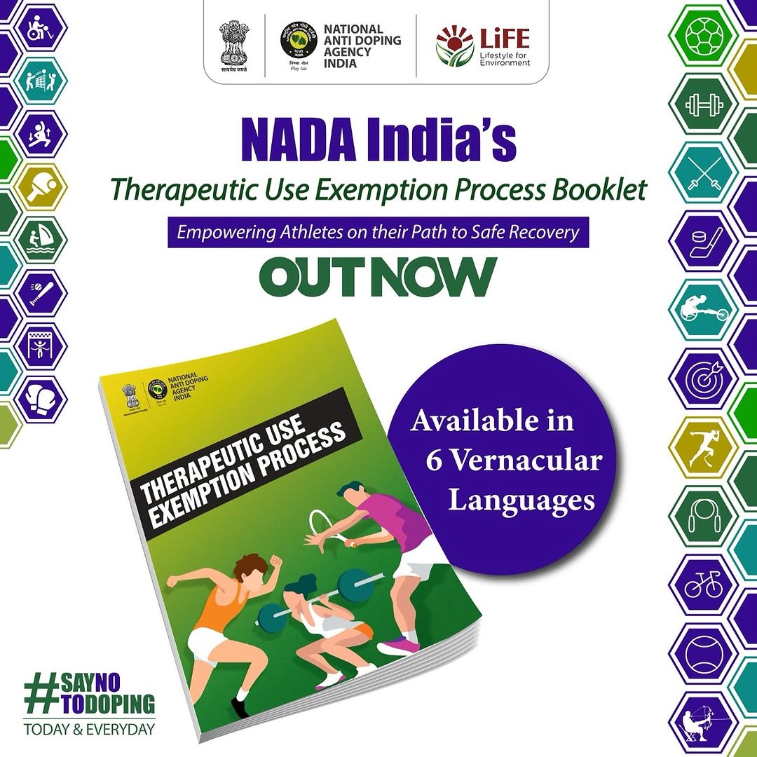 NADA India’s ‘Therapeutic Use Exemption (TUE) Process’ Booklet