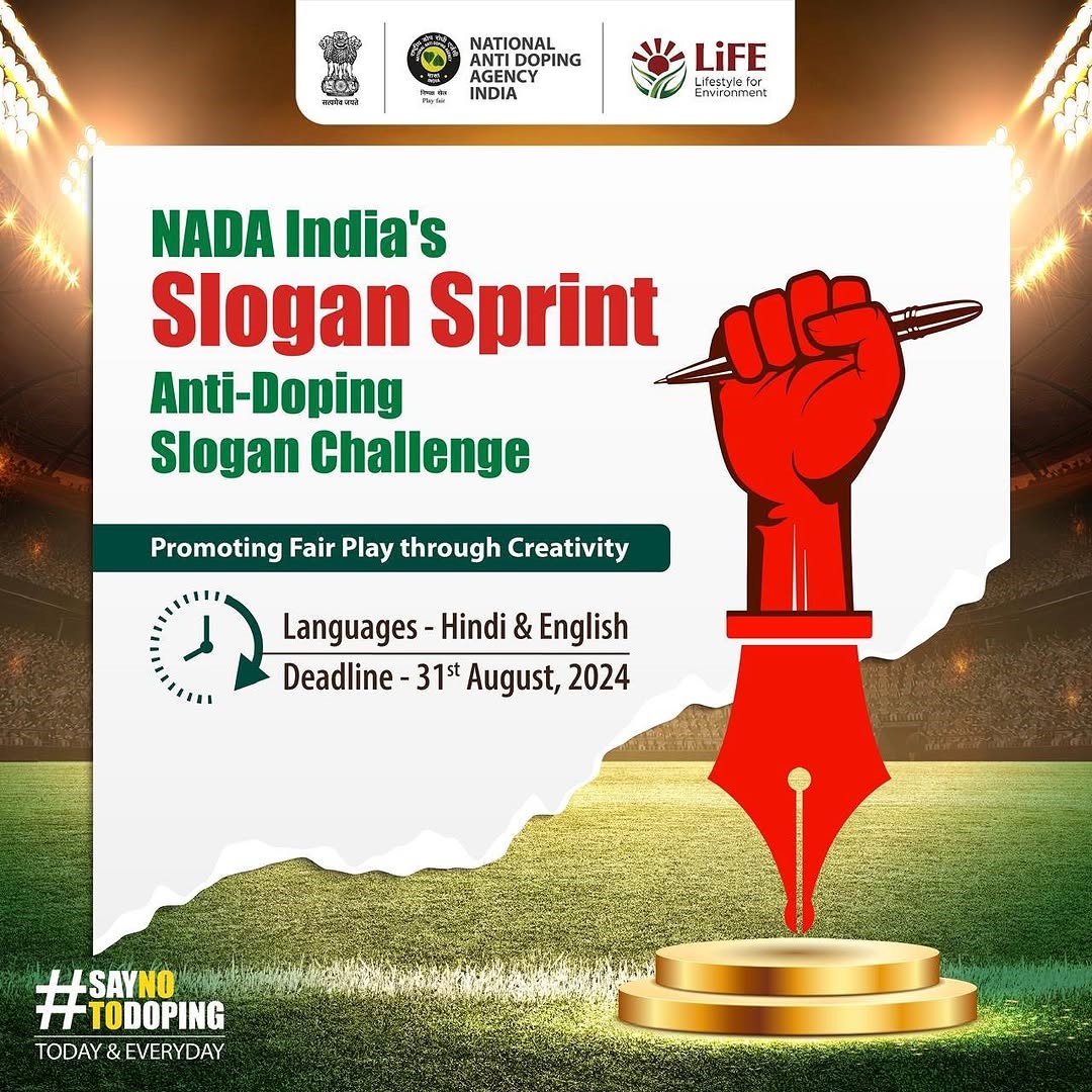 NADA India’s Slogan Sprint: Anti-Doping Slogan Challenge