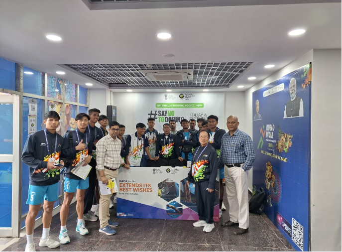 NADA India set up Education & Awareness Booths at the 7th Khelo India Youth Games 2025