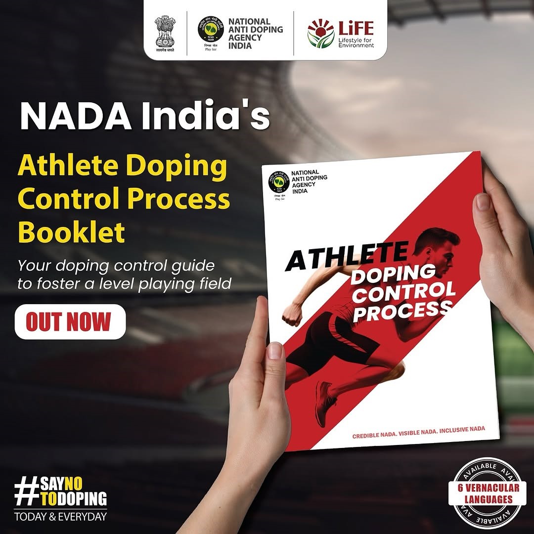 NADA India’s ‘Athlete Doping Control Process’ Booklet