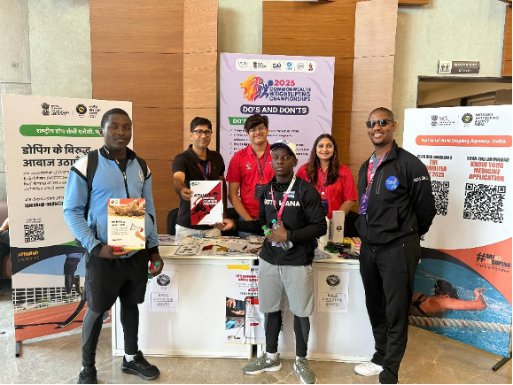NADA India set up an Anti-Doping Awareness booth